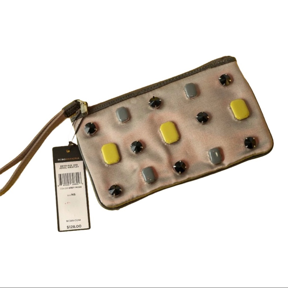 NWT BCBG jeweled wristlet